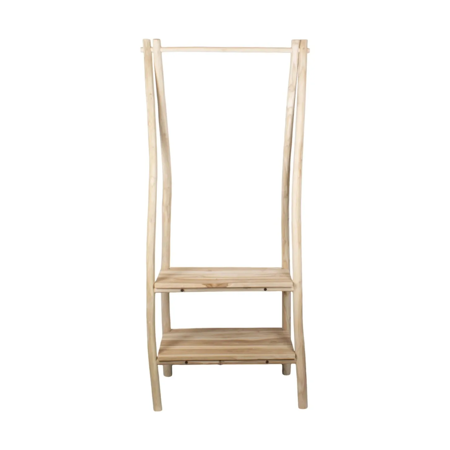 Decofinder Kleiderständer Teakholz H: 160 cm | Schubiger Möbel