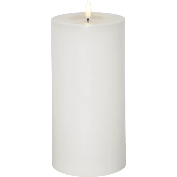 Star Trading - LED Blockljus Flamme Flow Big - Batteriljus - Vit