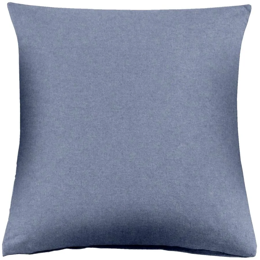 Kissenbezug Bettina Jeans Einfarbig Baumwolle B 65 T 65 cm - Material: 100% Baumwoll-Flanell