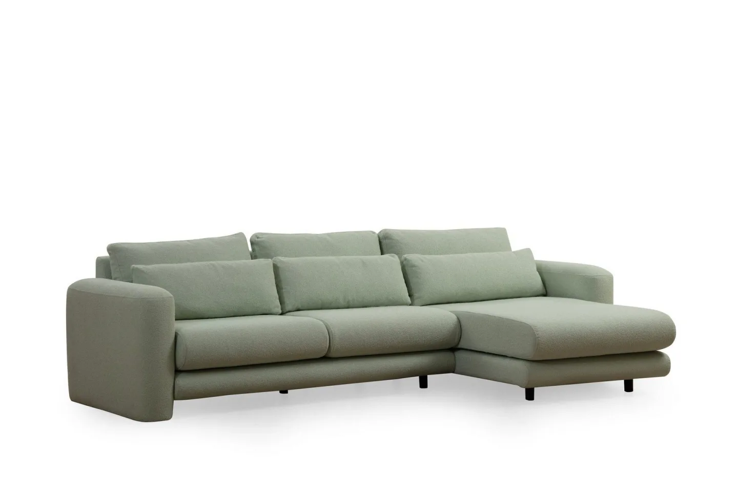 Makhan Soffa m. Divan 3-sits - Grön