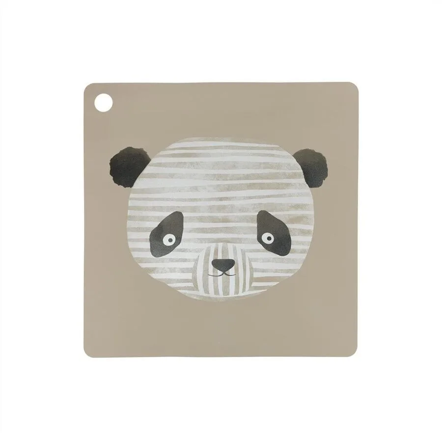 Tischset OYOY Panda Silikon/Kunststoff B 38 cm