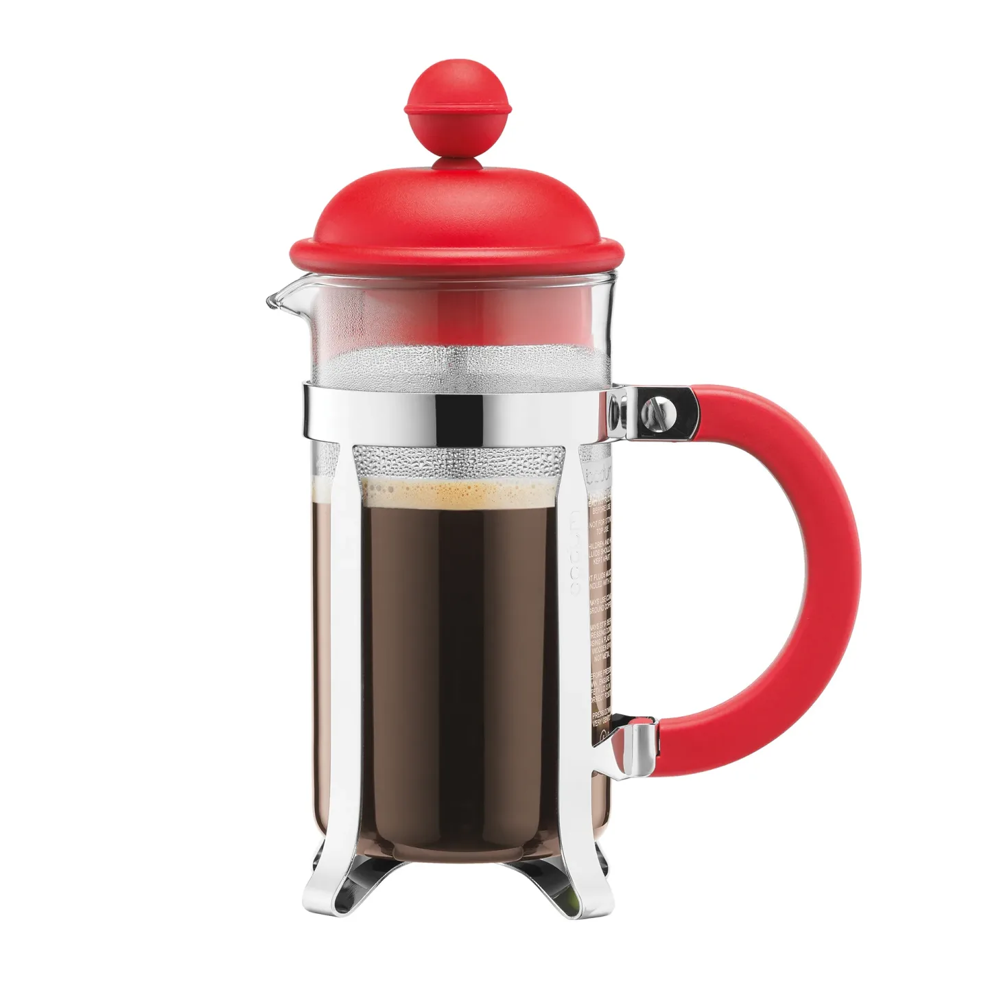 Bodum Caffettiera presskanna röd 3 koppar