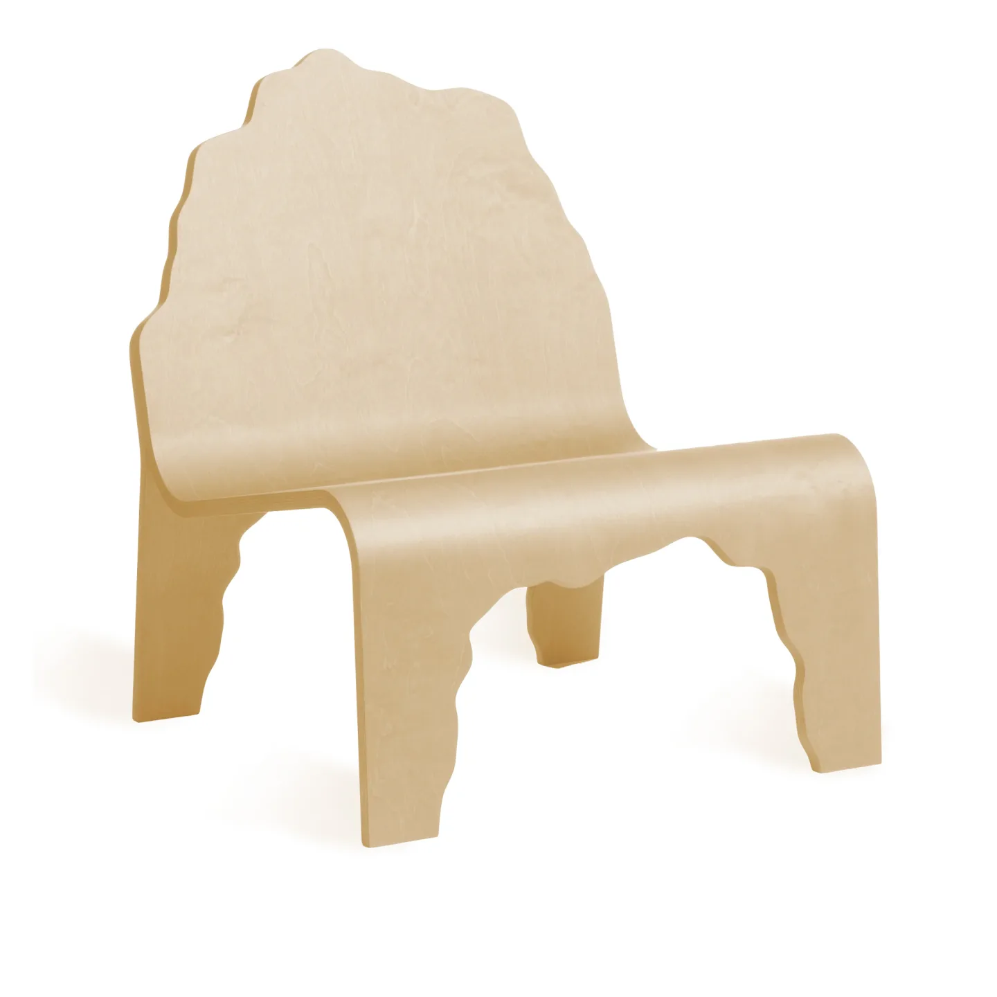 Made by choice - Lieksa Lounge Chair Natural Birch - Fåtöljer - Snarkitecture - Träfärgad - Trä