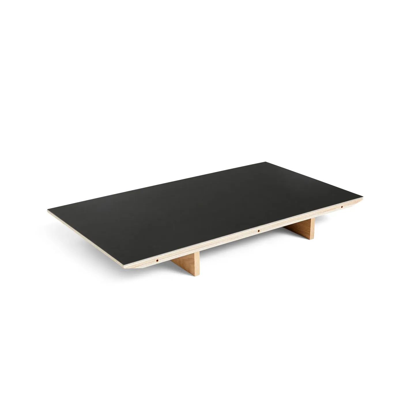 HAY CPH30 2.0 Ausziehplatte für Esstisch 50x80 cm Black linoleum-lacquered oak