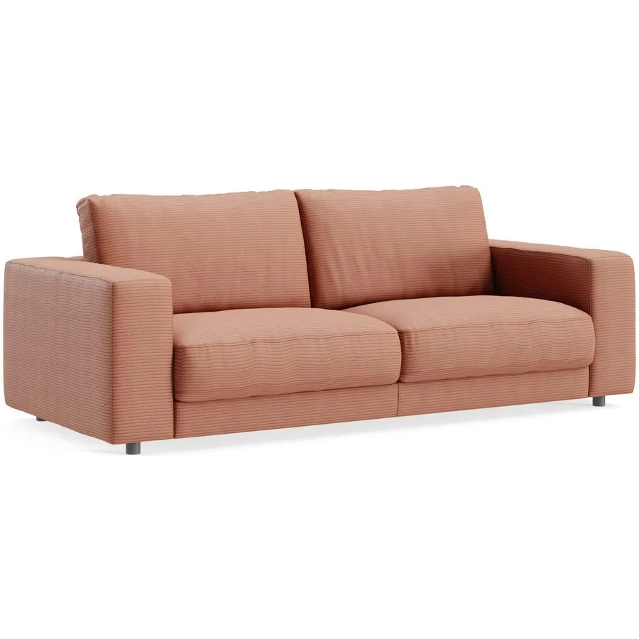 Sofa Ava Bezug: 88% Polyester, 12% Polyacryl rusty B 230 T 107 cm - Möbel Konfigurator: Traummöbel individuell zusammenstellen