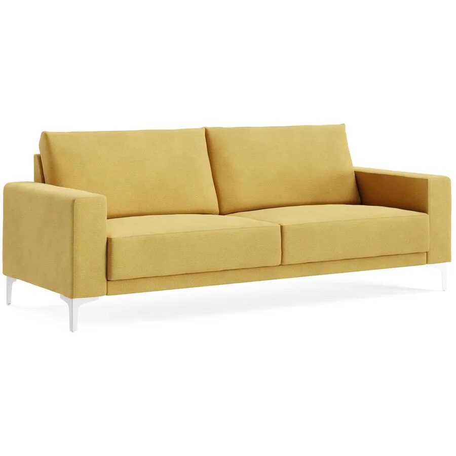 Sofa Bivio Ohne OSAKA - 21 mustard B 214 T 88 cm - Möbel Konfigurator: Traummöbel individuell zusammenstellen