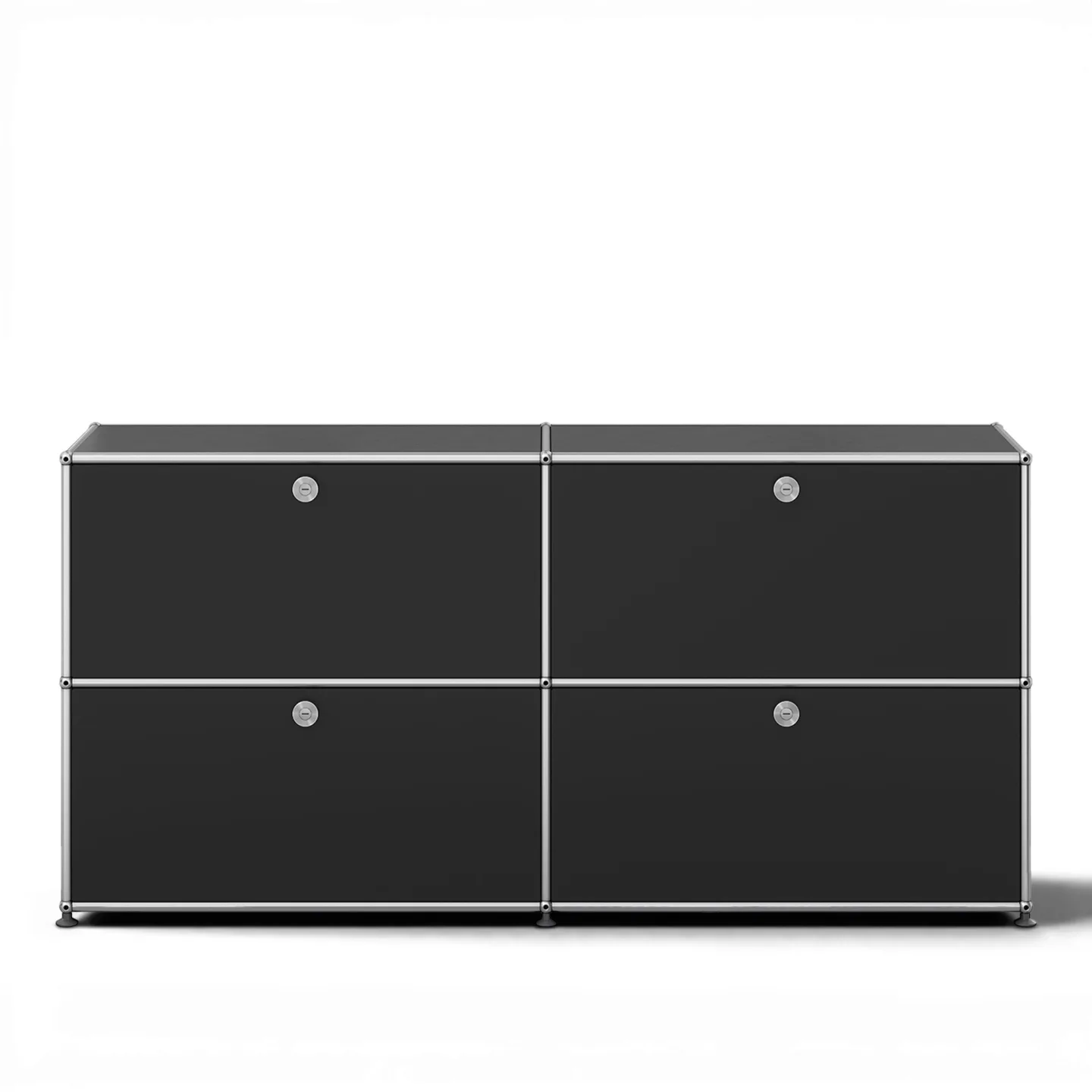 USM - USM Haller 109 Sideboard Graphite Black - Skänkar och sideboards - Fritz Haller & Paul Schärer - Svart - Metall
