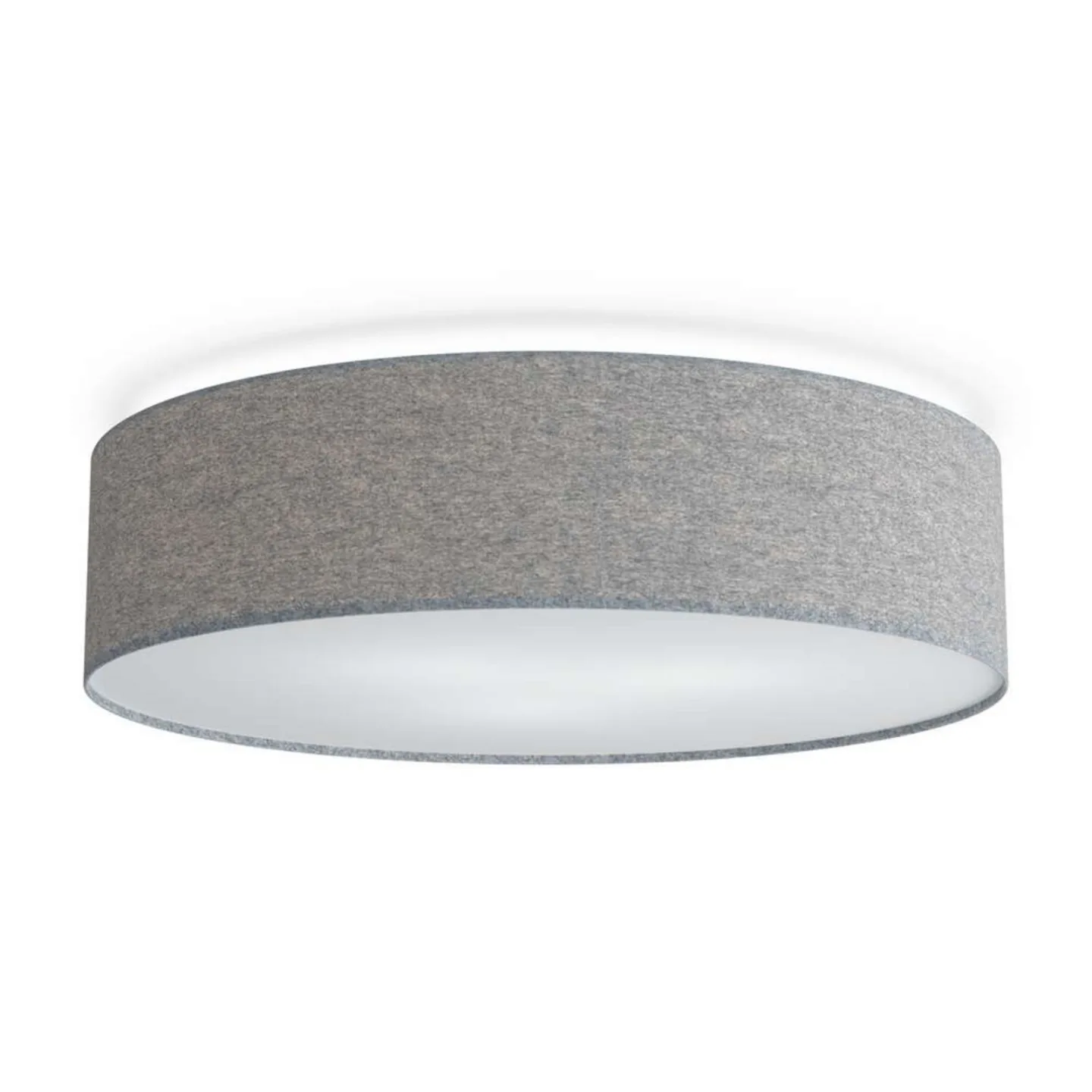 Soft Taklampe Ø60 Grey Wool - Belid - Stue - Stoff / Tekstil
