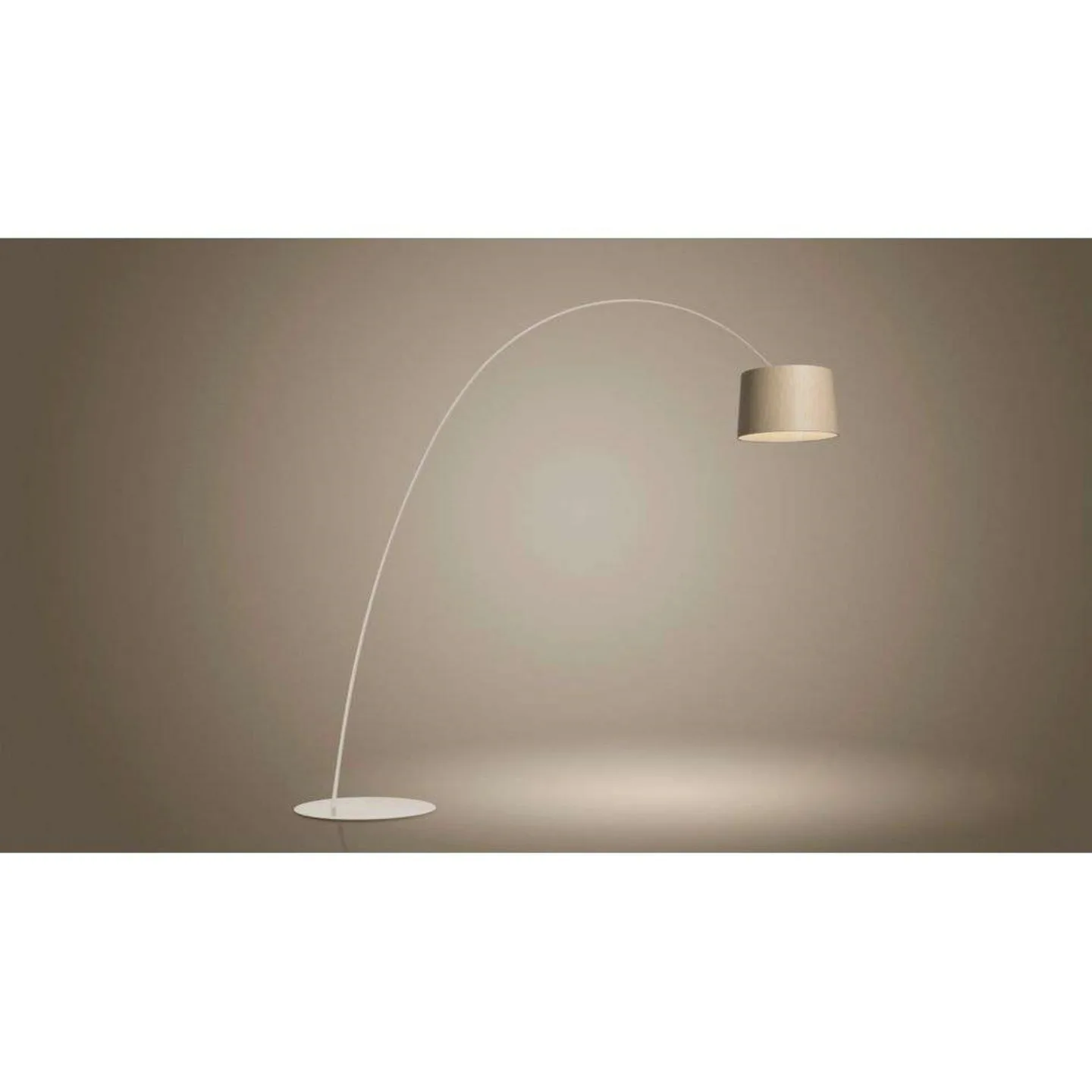 Twiggy Elle Wood Stehleuchte Greige - Foscarini - Wohnzimmer - Metall