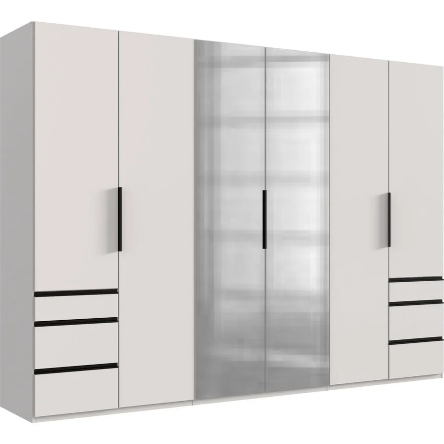 Kleiderschrank Sanko weiss Holzwerkstoff B 300 cm