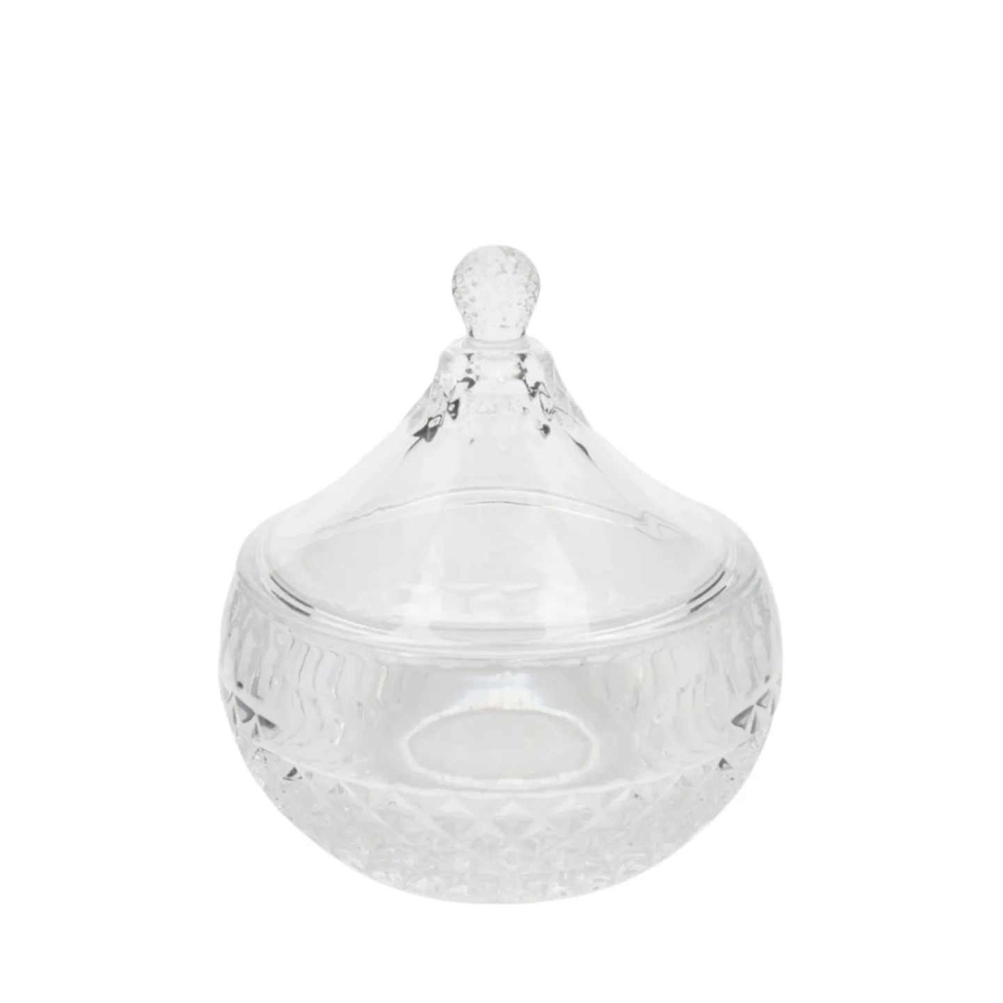 Edg Bonboniere Rund Kristallglas H: 16 cm | Schubiger Möbel