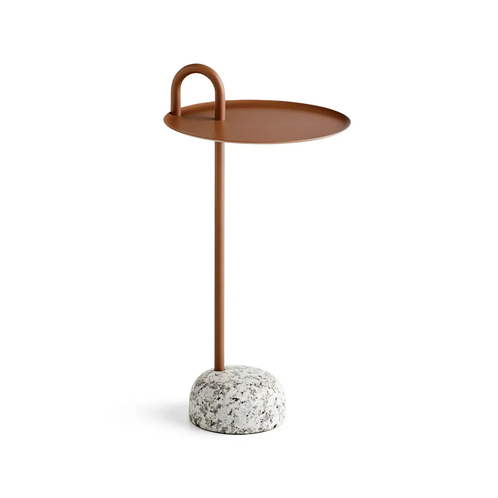 HAY Bowler sidobord Pale brown-granite