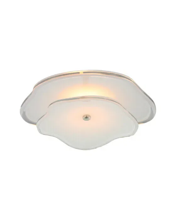 Leighton 14" Layered Flush Mount Nickels