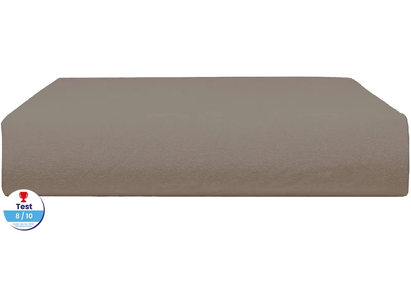 Fixleintuch DH JERSEY PEIGNE 180x200cm taupe