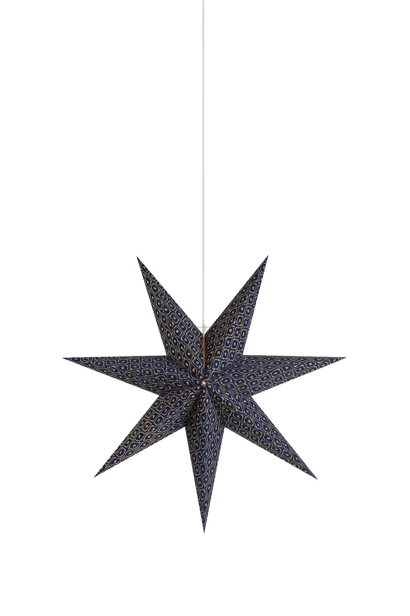 Baroque Stern Blau 45 cm