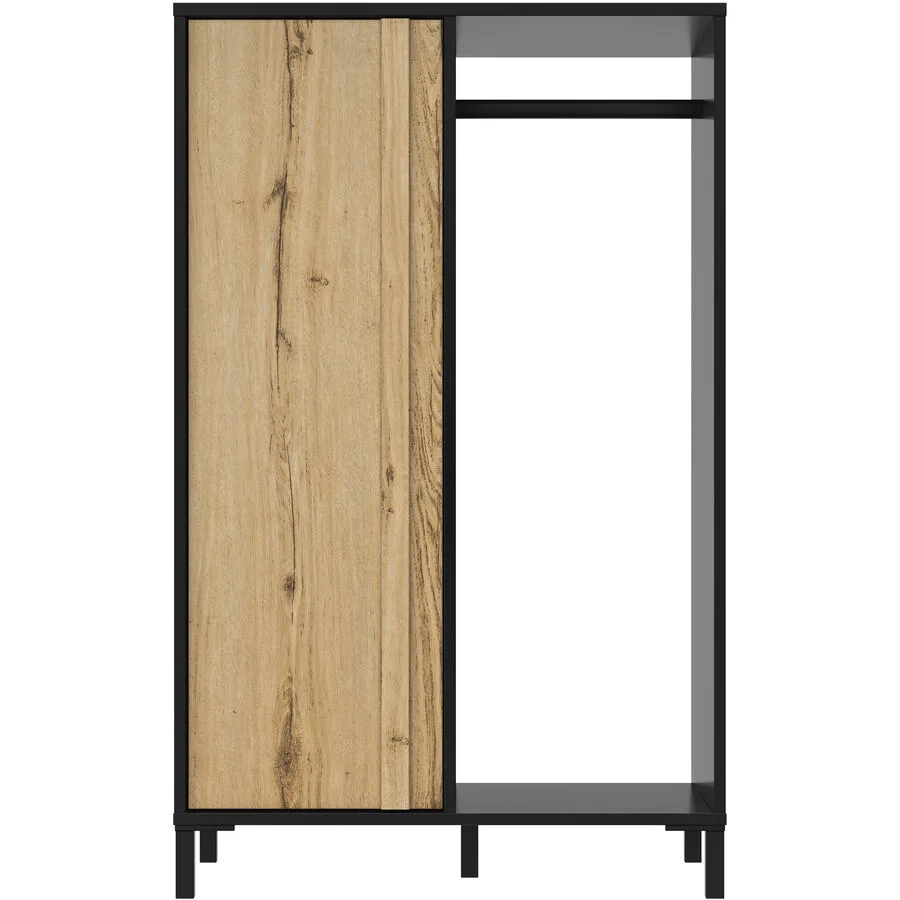 Kleiderschrank Zaym Eiche Dekor Holzwerkstoff B 75 cm