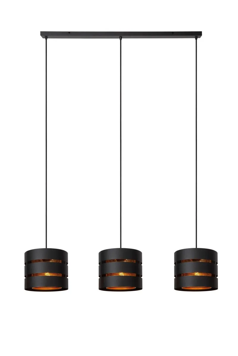 Lucide - Rosas 130cm - Taklampa - Svart