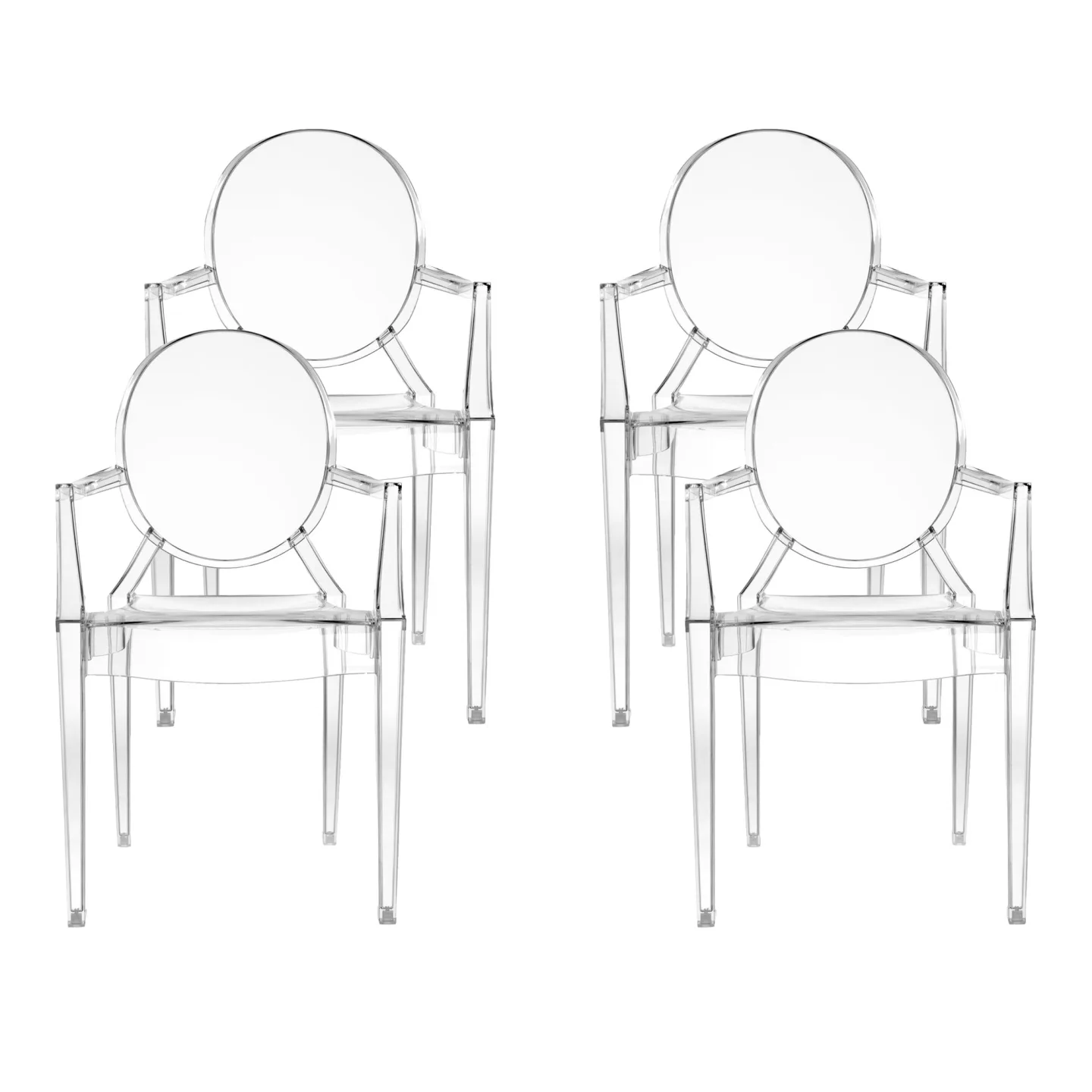Kartell - Louis Ghost Chair 4-pack - Matstolar