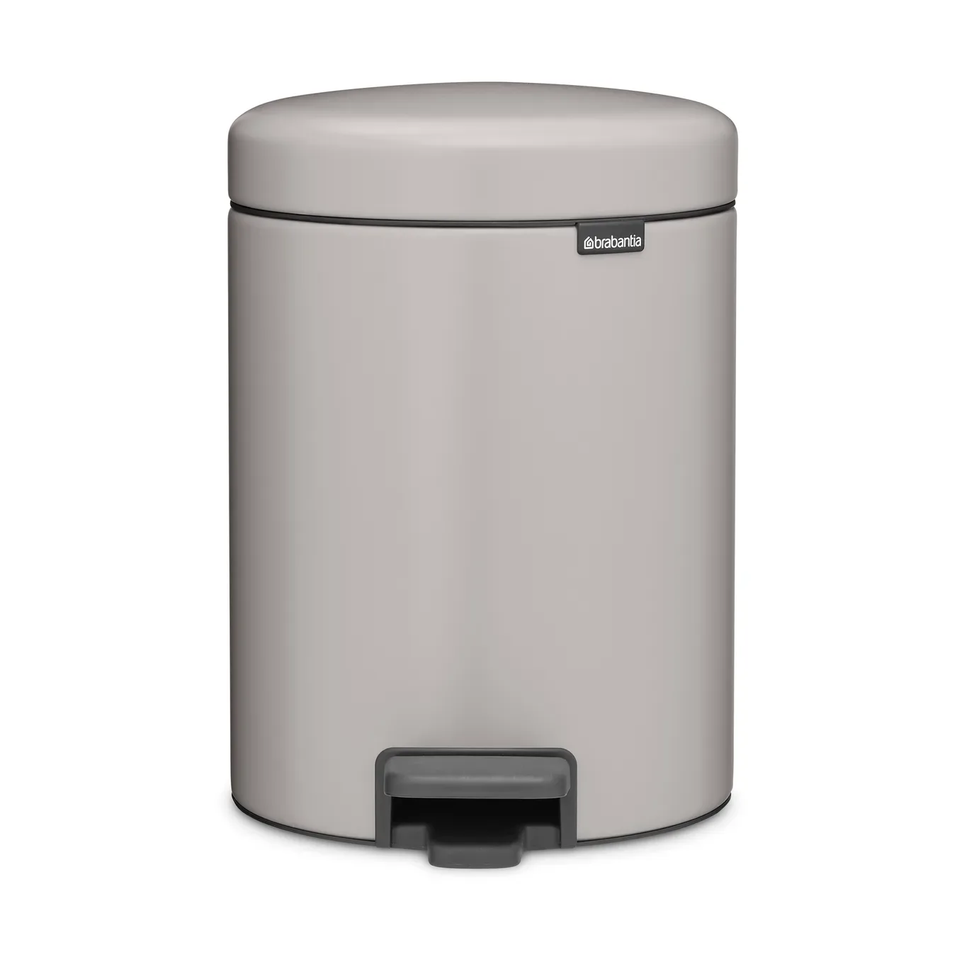 Brabantia New Icon Treteimer 5 Liter Soft grey