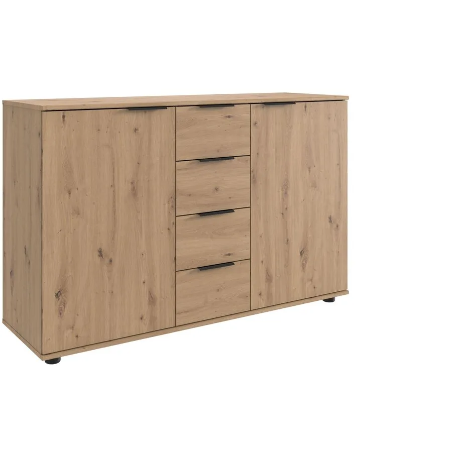 Kommode Metaa Eiche Nachbildung Holzwerkstoff B 130 H 83 cm