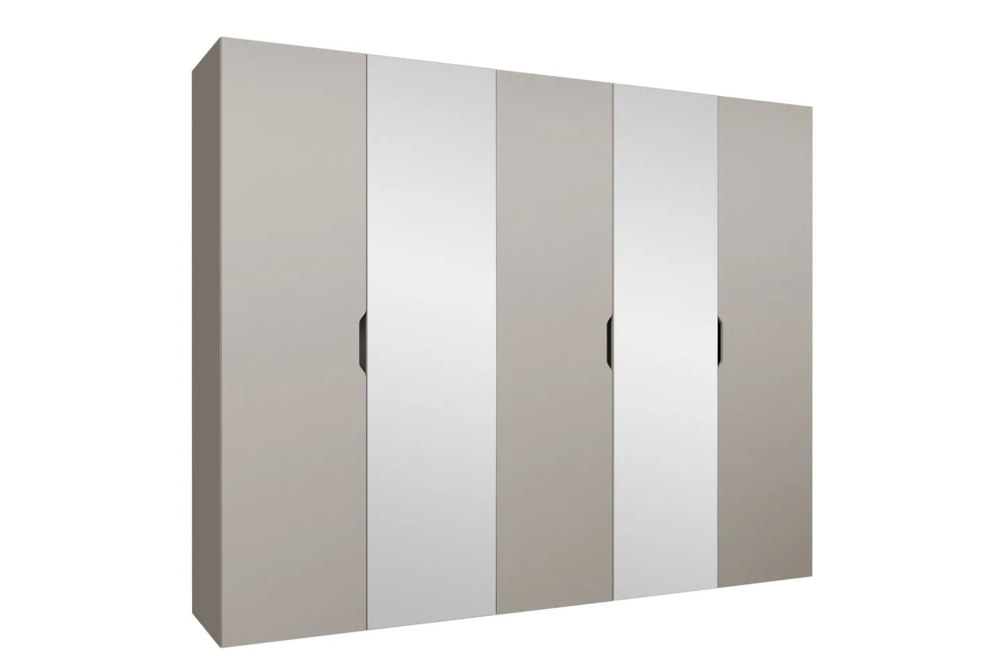 Abano Garderob m. Spegel 52x202 cm - Beige