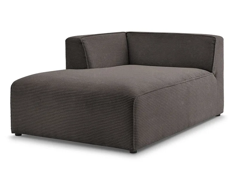 Récamière BOBOCHIC MEGEVE Cord-Stoff rotbraun