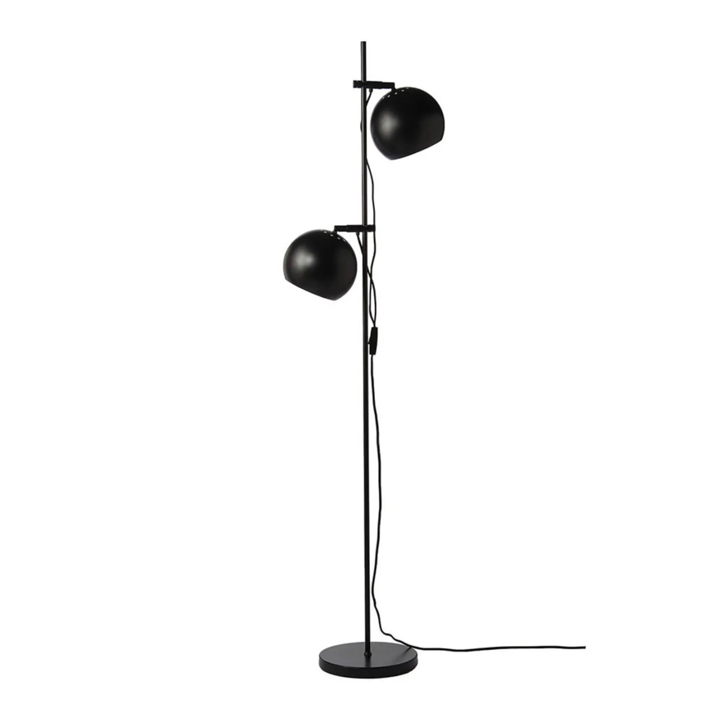 Ball Double Golvlampa Matt Black - Frandsen - Vardagsrum - Metall