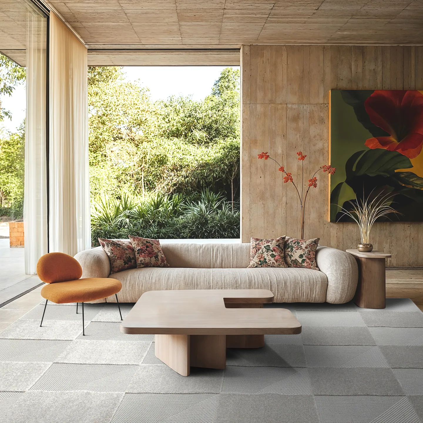 Shaggy Indoor/Outdoor - Carlisle (beige) (Størrelse: 160 x 230 cm)