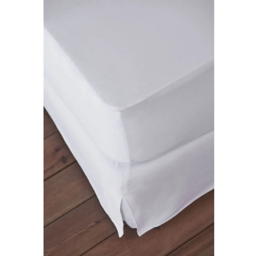 Living Home Fixleintuch Elastic white Baumwolle/Kunstfaser 200 x 200 cm - Material: 94% Baumwolle, 6% Elasthan