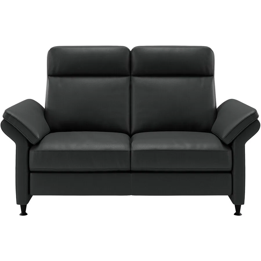 Sofa Albula Ohne Echtleder Schwarz B 156 T 89 cm - Möbel Konfigurator: Traummöbel individuell zusammenstellen