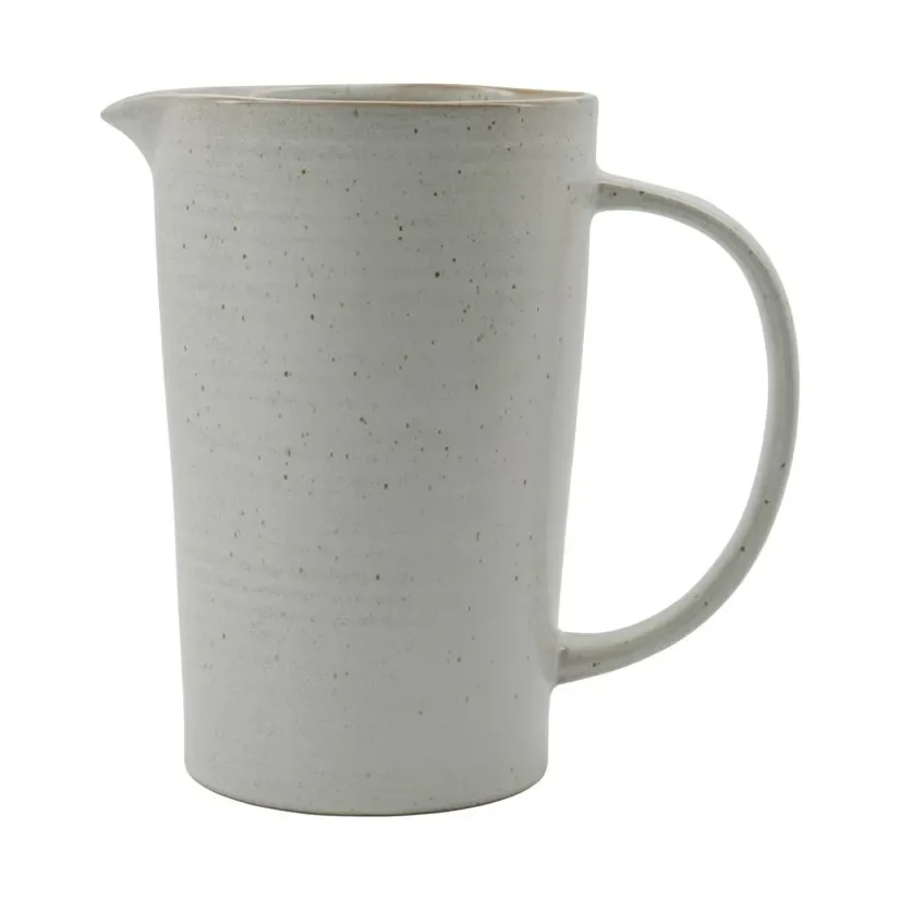House Doctor Pion Kanne 1,5 l Grau-weiß