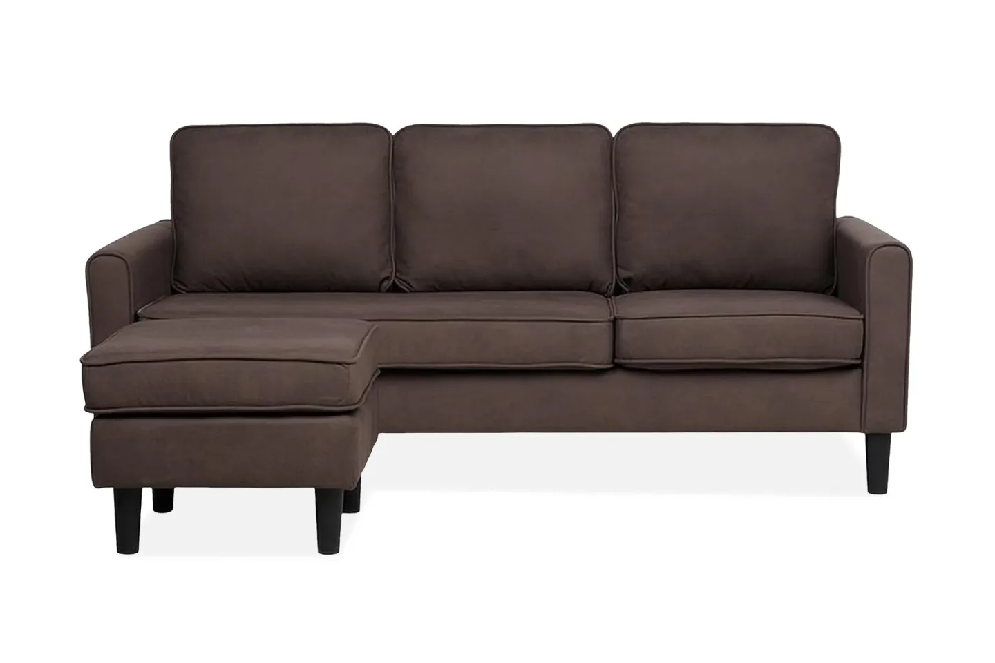 Soffa 2-4 Sits Med Fotpall Avesta - Brun