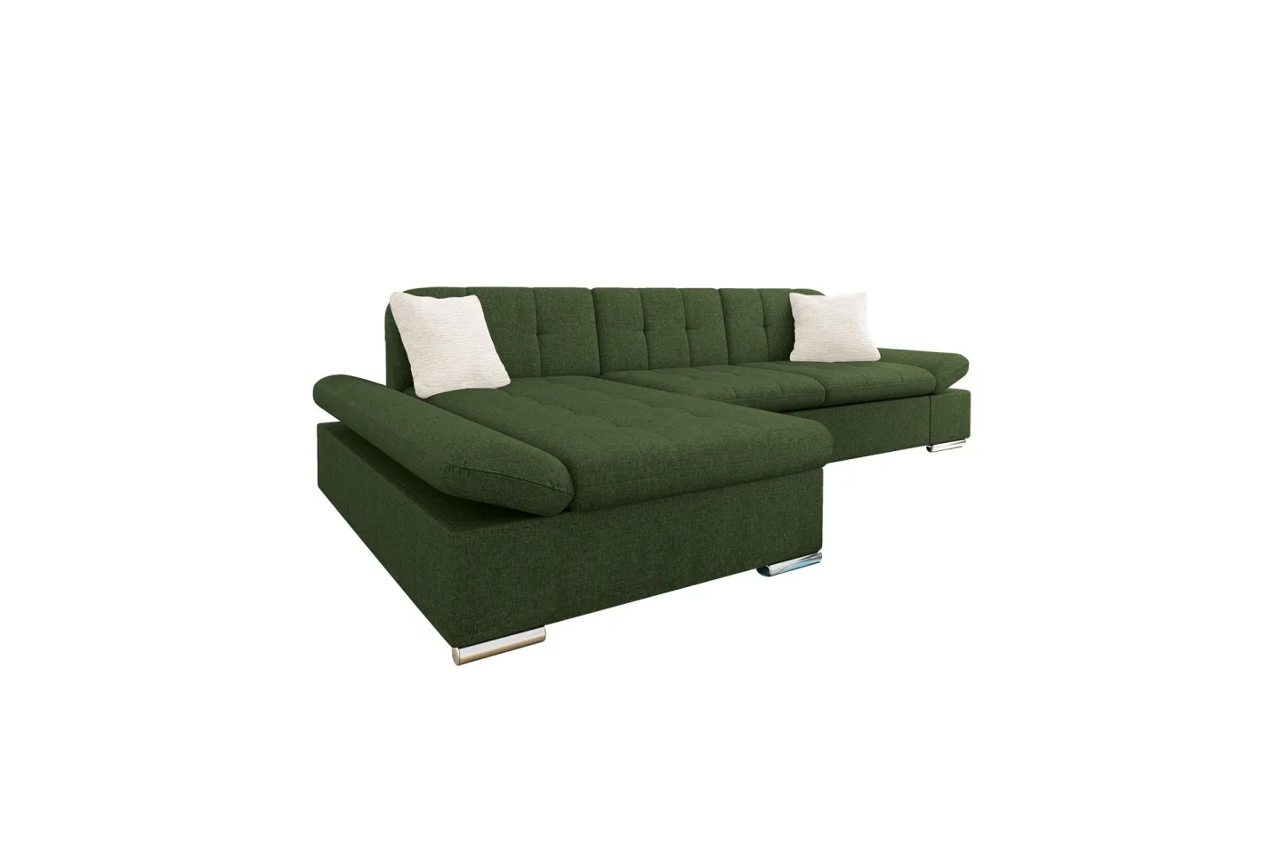 Vananda Soffa med Divan 3-sits - Grön