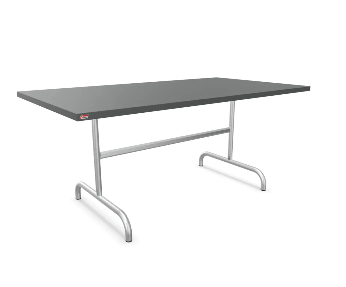 Schaffner Metall-Tisch Säntis Feuerverzinkt Grau | Schubiger Möbel