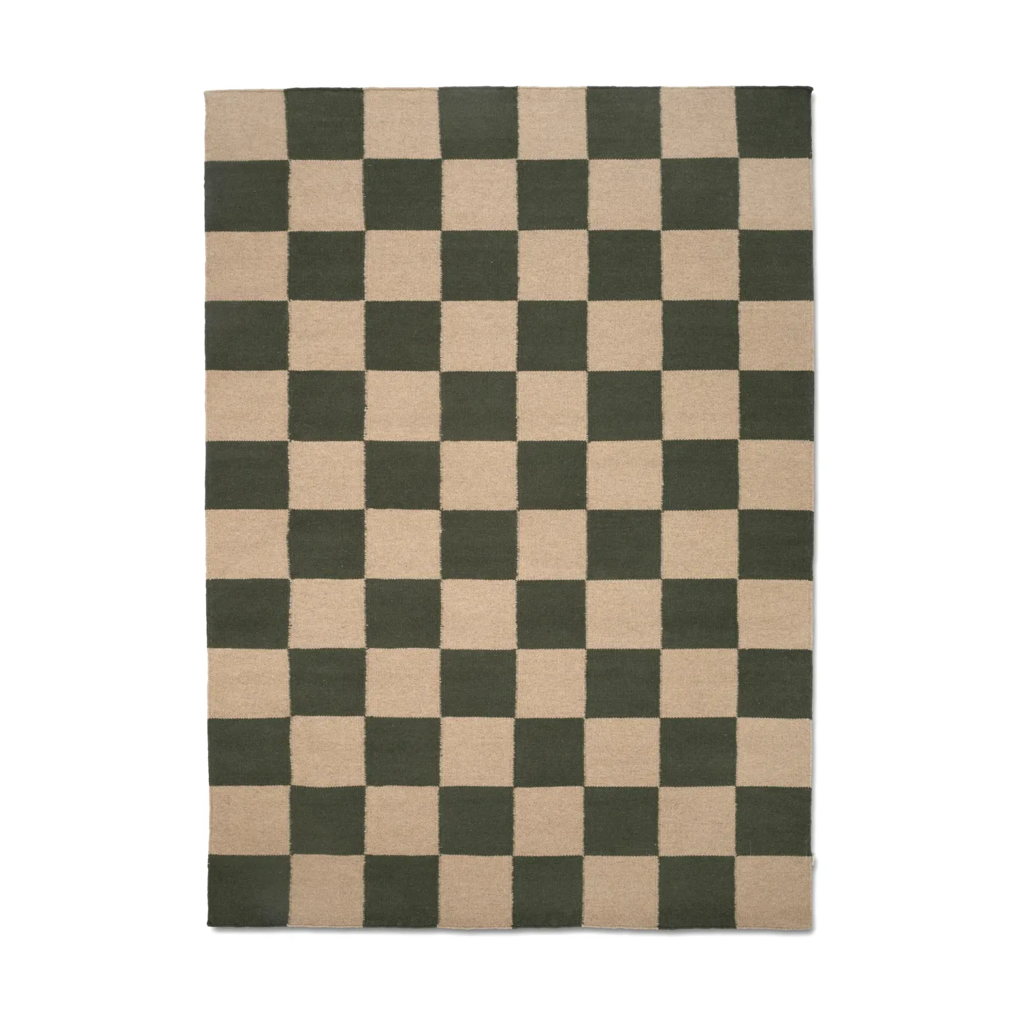 Square matta skogsgrön