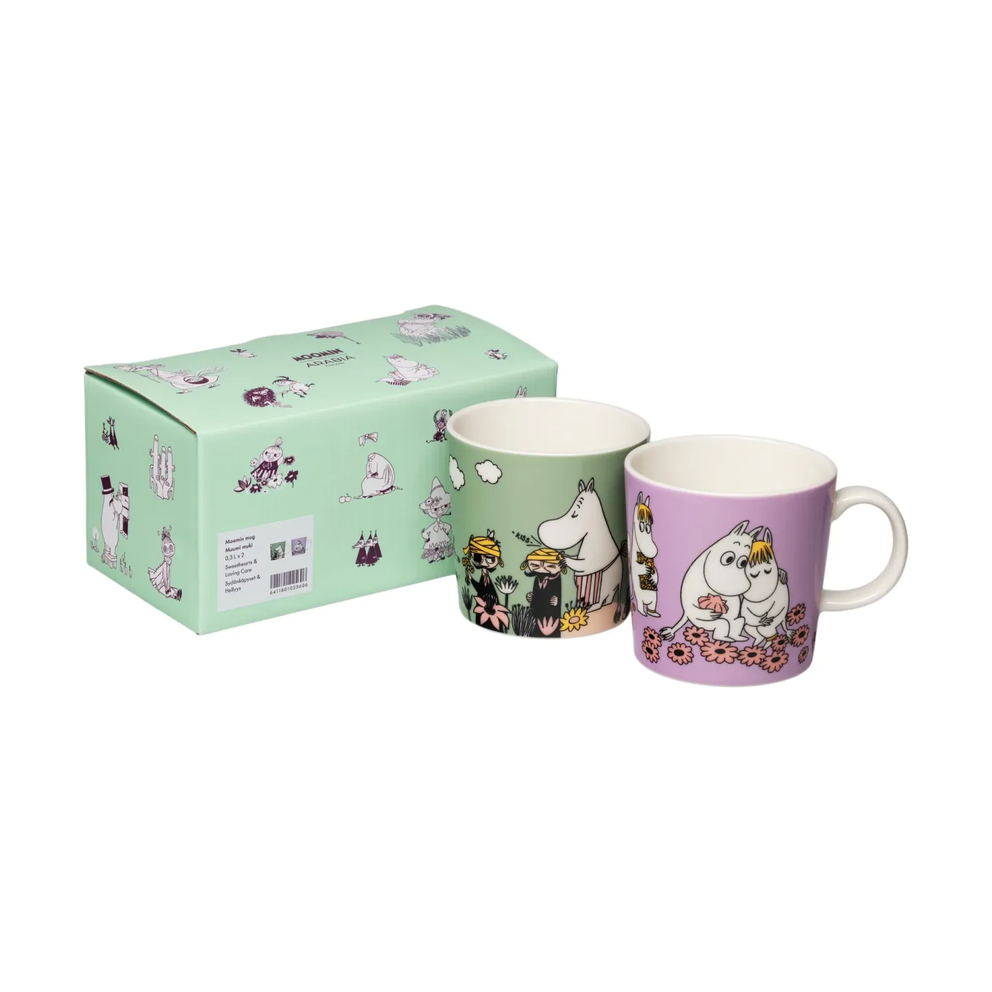 Moomin Arabia Förälskade & Omtanke Muminbecher 2-teilig 30 cl