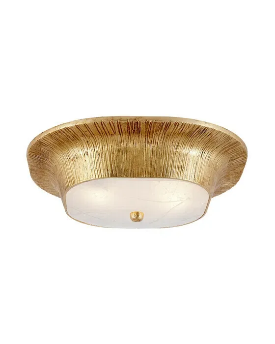 Utopia Round Flush Mount Gild