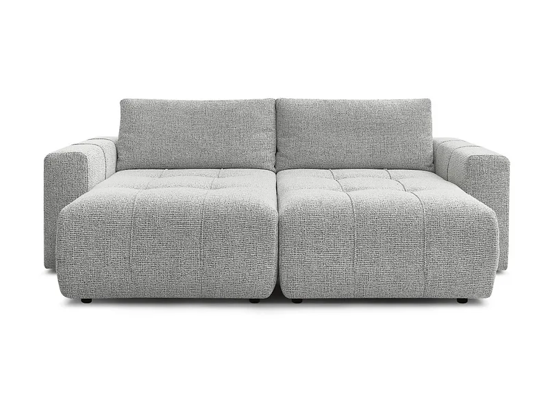 Sofa BOBOCHIC ARSENE Stoff chiniert hellgrau