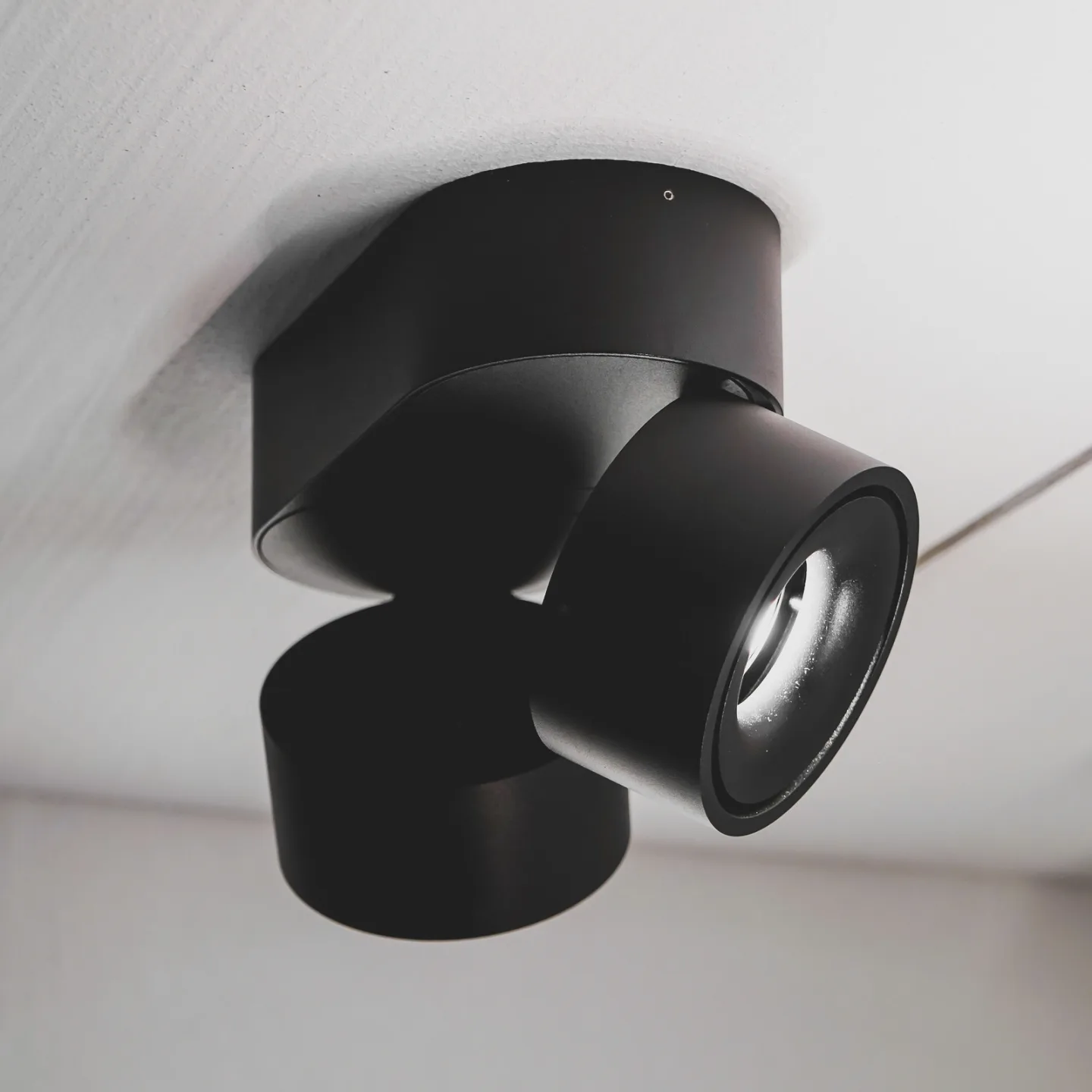 Aim Double Spot Black - Loom Design - Wohnzimmer - Modern - Metall - Rund