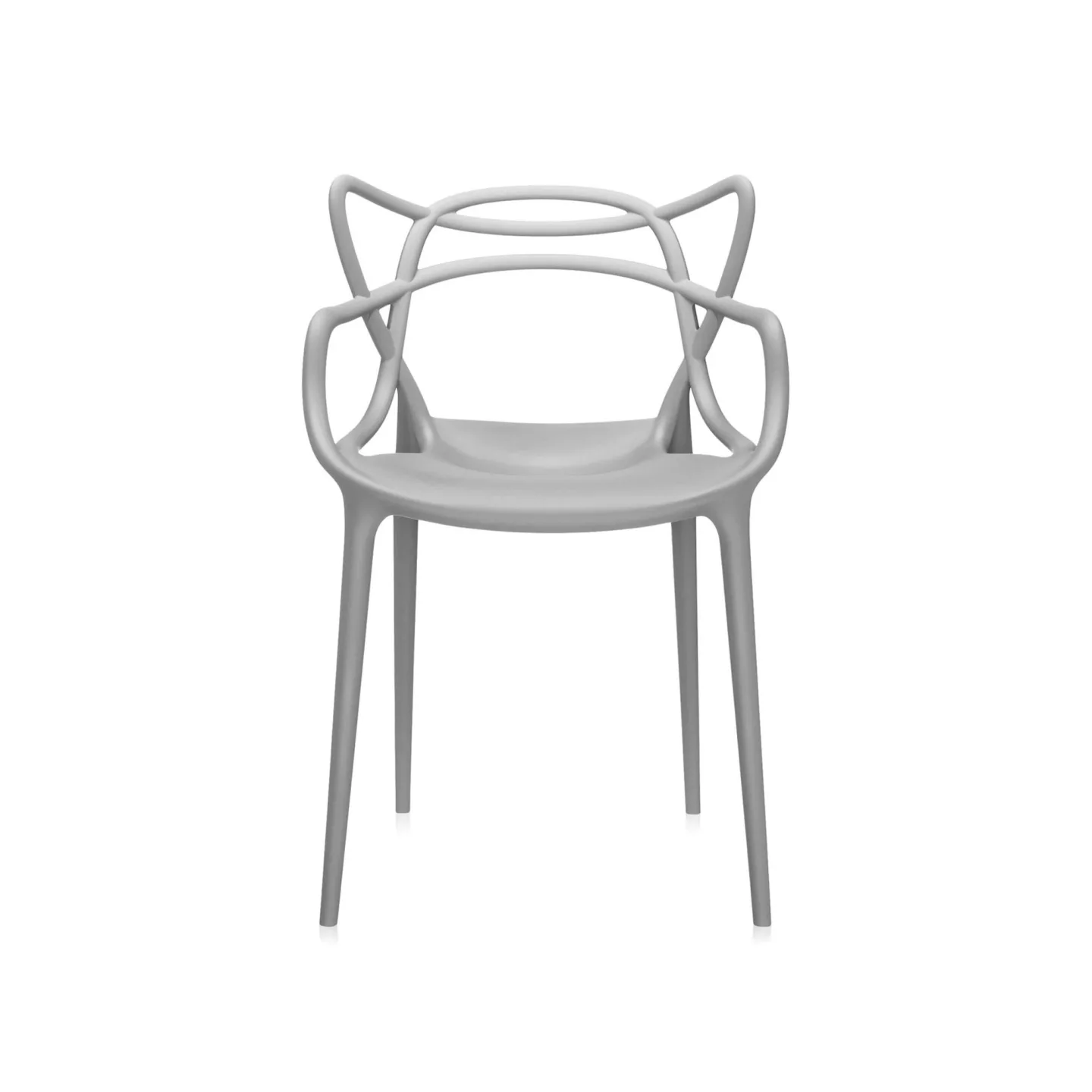 Kartell - Masters Chair 5865, Grey - Matstolar - Philippe Starck - Grå - Plast