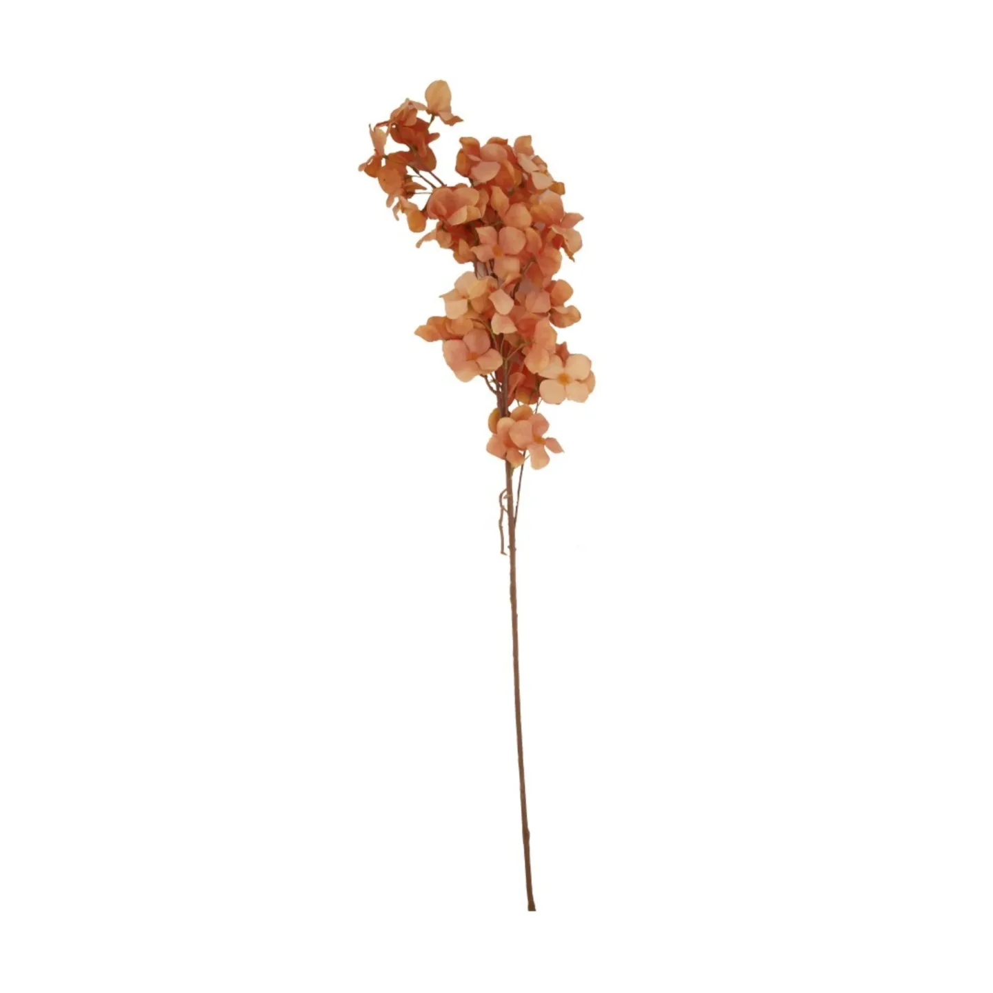 Decofinder Kunstblume Hortensien Orange | Schubiger Möbel