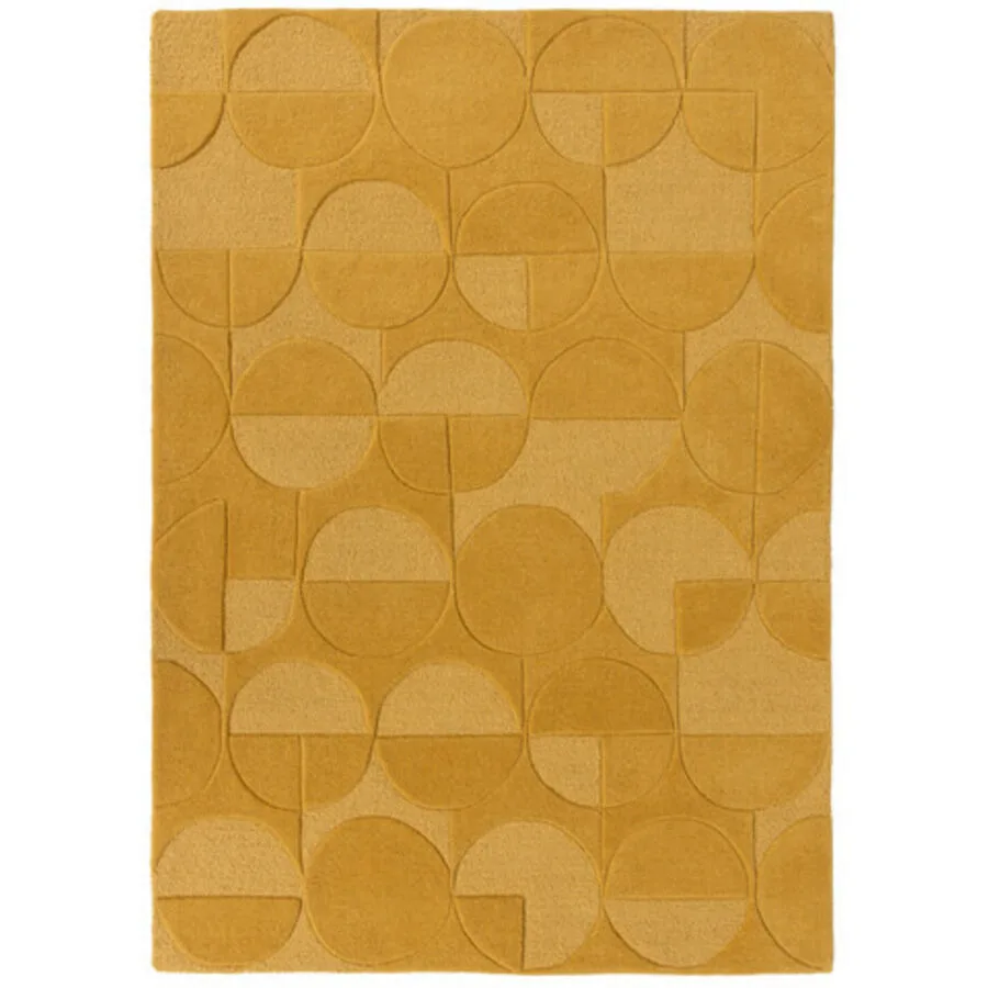 Teppich Igreg Gelb Wolle 290 cm 200 cm - Farbe: ocker