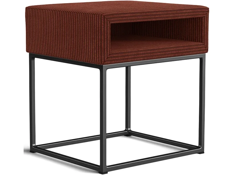 Nachttisch SWISS HOME STYLE AMBER 45x40x45cm terrakotta