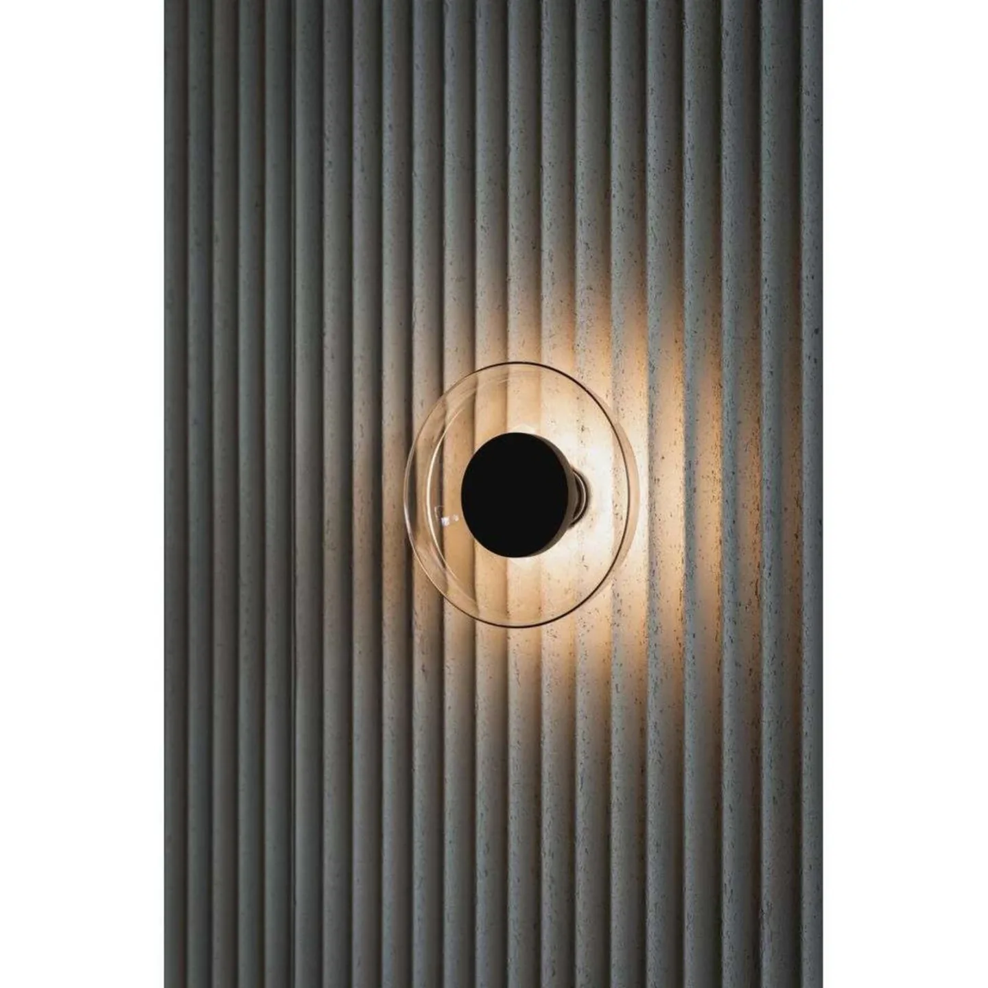 Aura Wandleuchte On/Off Opal - Marset - Wohnzimmer - Design - Metall - Rund