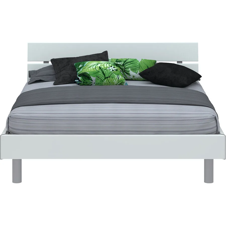 Modular Bett Livorno Weiss MDF/Kunststoff 180 x 200 cm