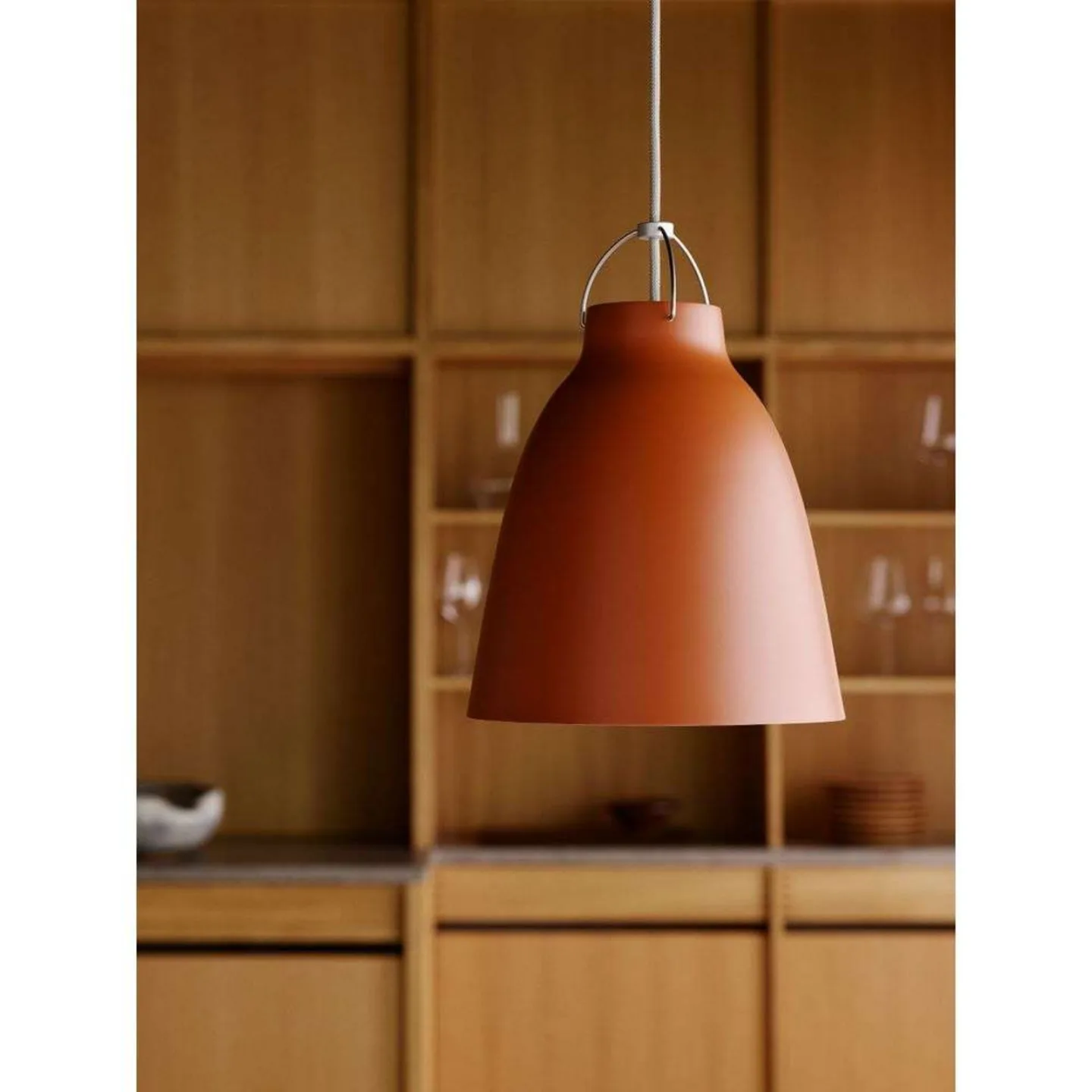 Caravaggio™ P2 Pendel Matt Rusty Rød - Fritz Hansen - Stue - Metall