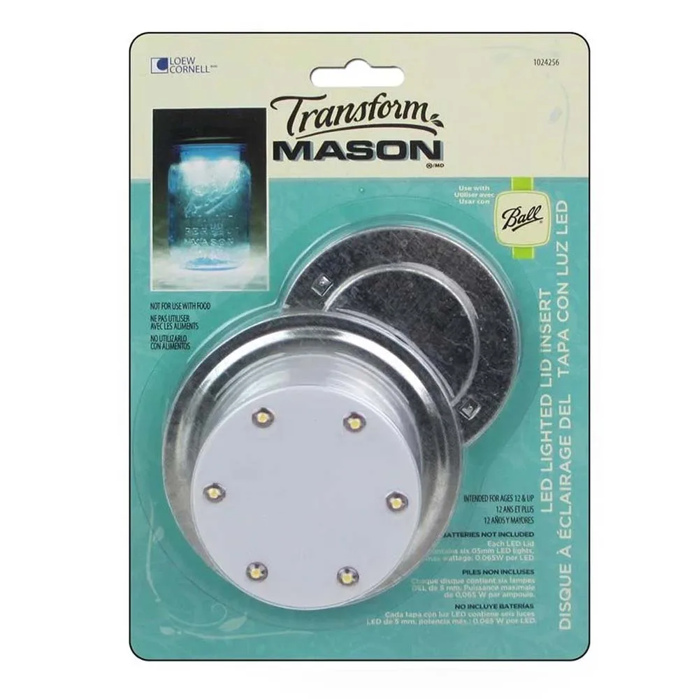 Mason jar ledlampa