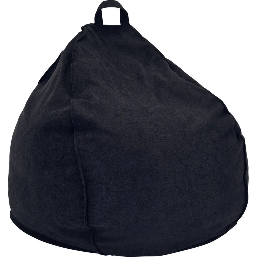 Sitzsack Fanny Schwarz Polyester 90 cm