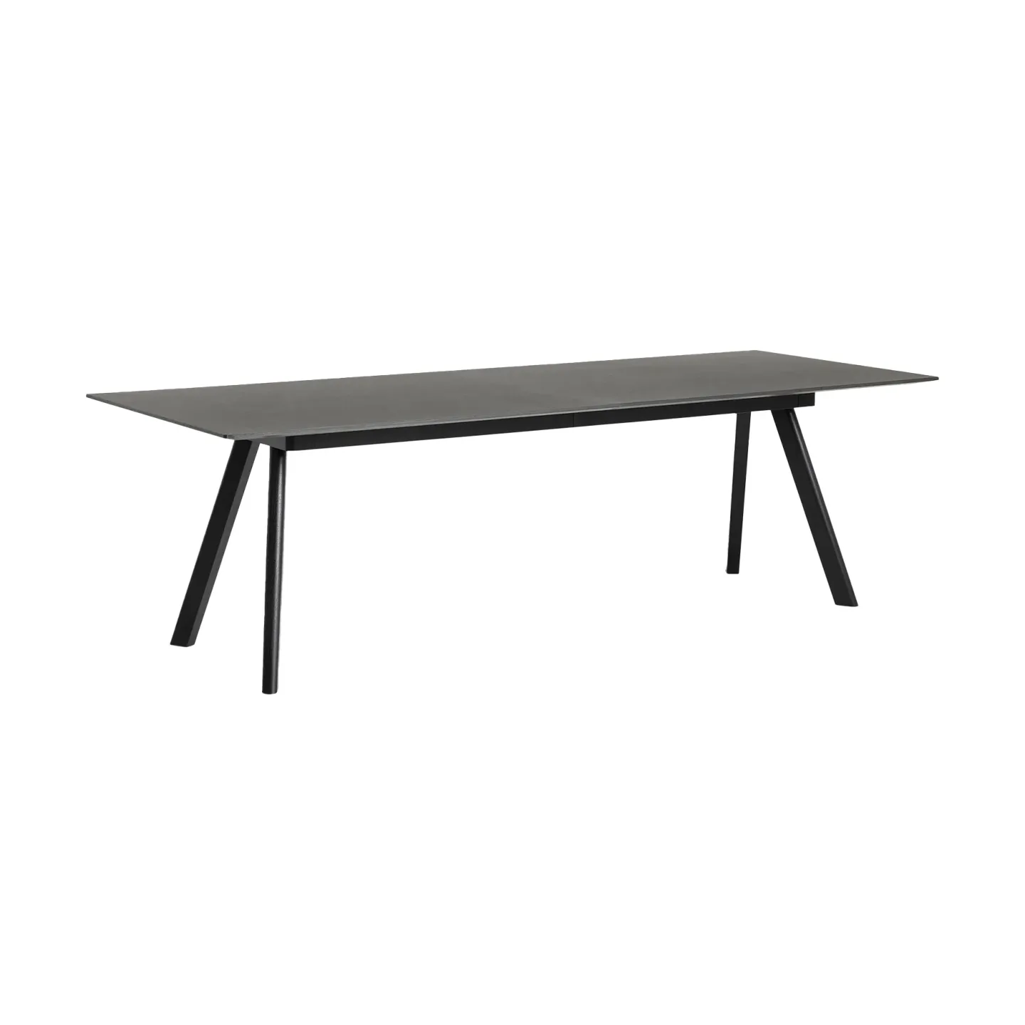 HAY CPH30 2.0 Ausziehbarer Esstisch 90x200 cm Black-lacquered oak Furnier