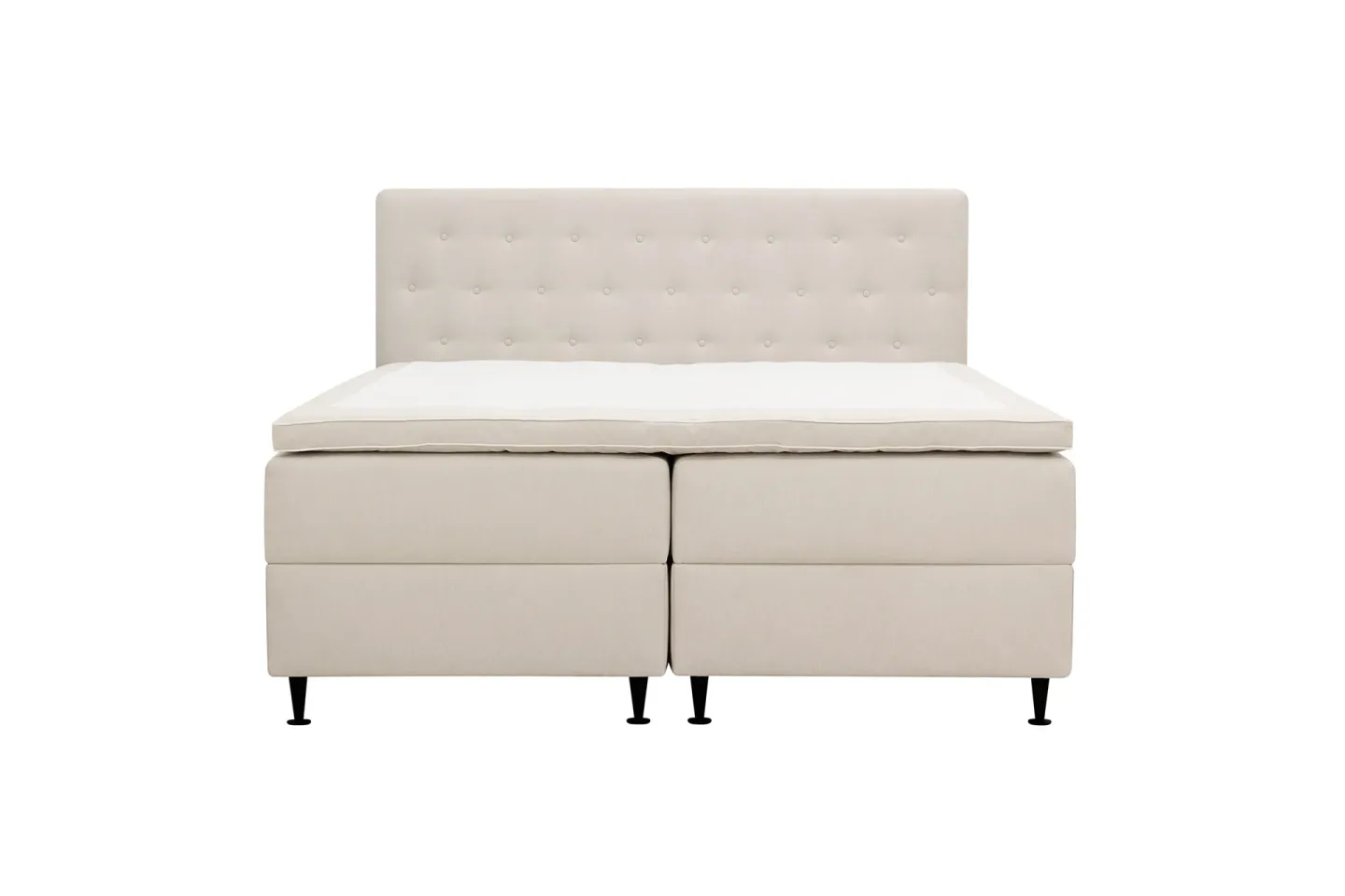 HVILA Plus Komplett Sängpaket med Förvaring 180x200 cm - Ljusbeige